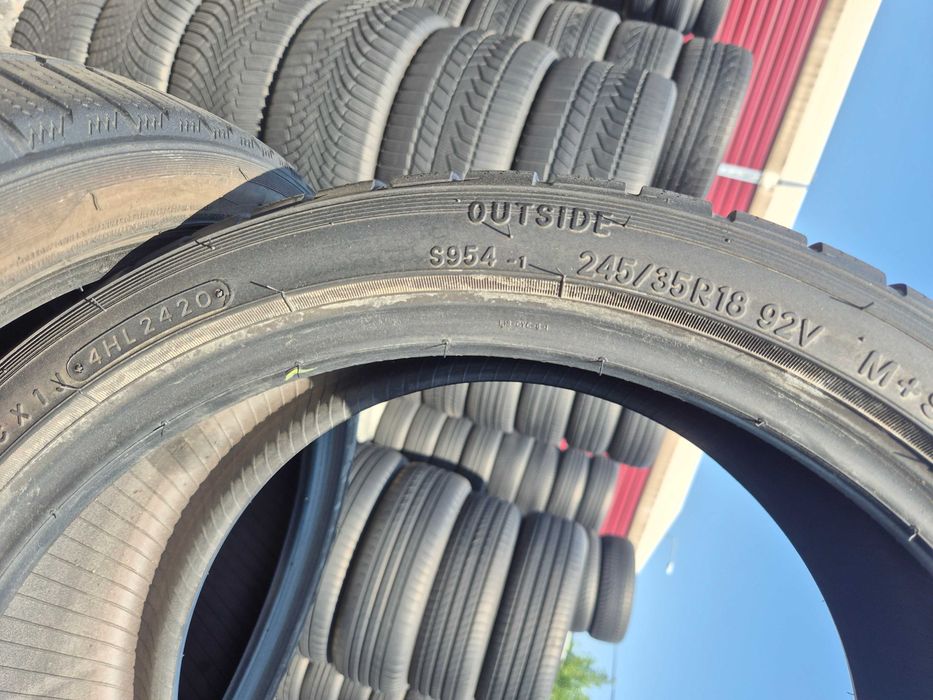 2 Anvelope M+S IARNA - 245/35/18 92V - TOYO - APP NOI - DOT 2020 !