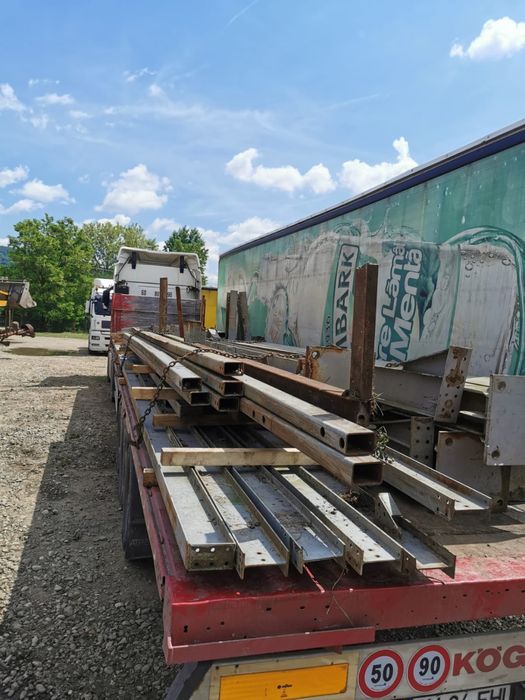 Vând structura metalică hala din fier IPE 220 și HEA 200.  7m pe 24m