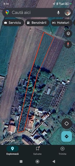 Teren intravilan, loc de casa Strehaia.