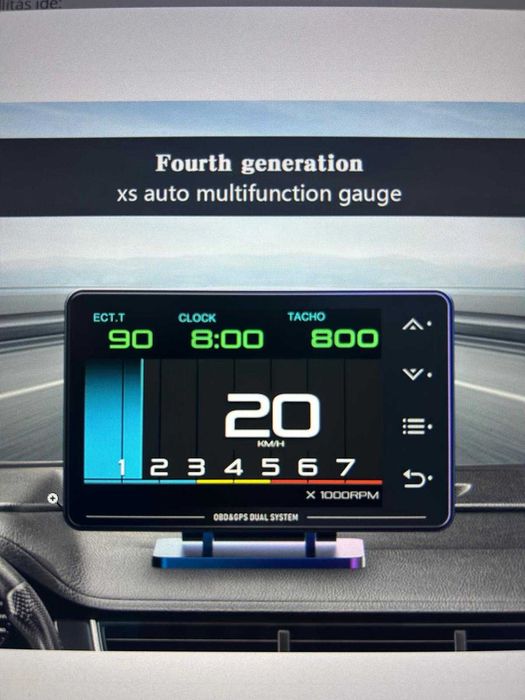 Head Up Display OBD 2 +GPS