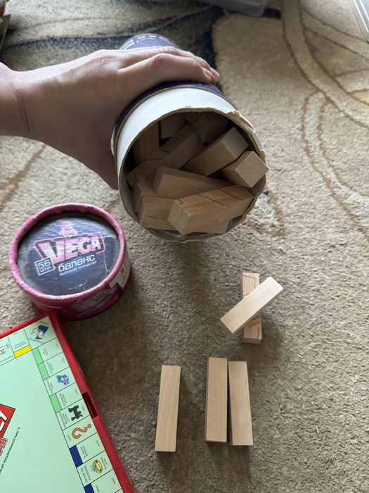 Настольная игра Мафия Дженга Монополия