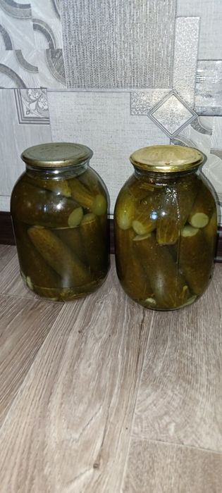Домашнии солёные огурцы