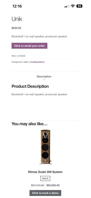 Sistem LINN Classik UNIK Audiophil IMPECABIL Made in UK Preț de MAGAZIN 1500€