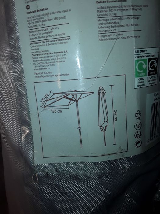 Umbrele mari de terase