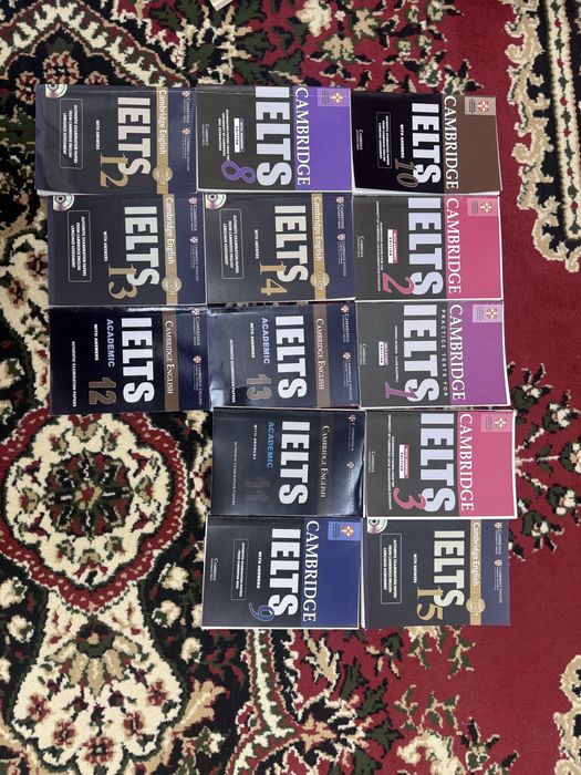 Книги Cambridge IELTS / IELTS uchun kitoblar