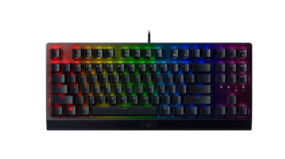 } Клавиатура игровая Razer BlackWidow V3 TKL Green Switch USB RU RGB