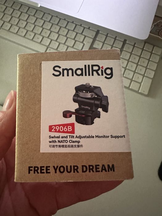 SmallRig 2906B Suport reglabil pentru monitor cu suport cu clema NATO