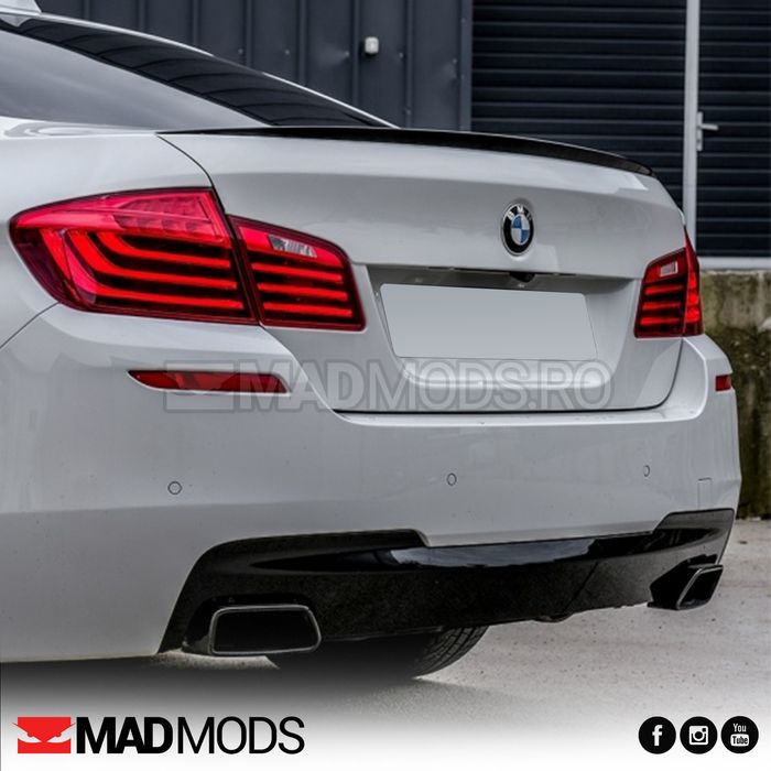 Eleron lip portbagaj haion, 120 cm, Negru Lucios, Multimarca