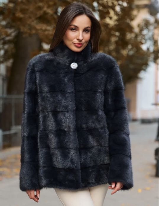 Норковая Шуба. В черном цвете. Натуралка