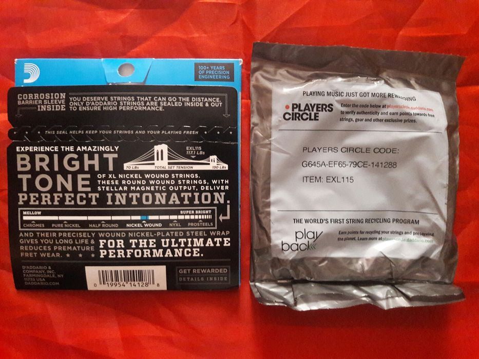 Струны для электрогитары