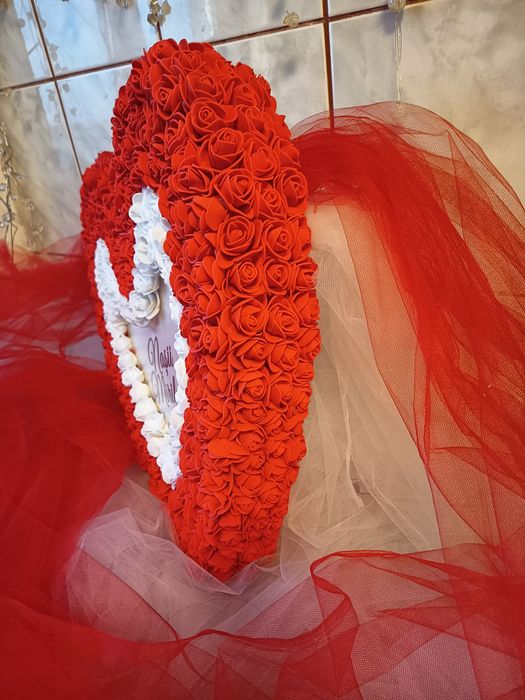 Inimioara Decorativa Masina Nunta DeLuxe