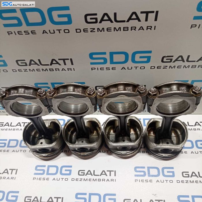 Set Piston Pistoane cu Biela Biele Renault Scenic 1 1.6 B 1997 - 2003 [X1122] [X1123]