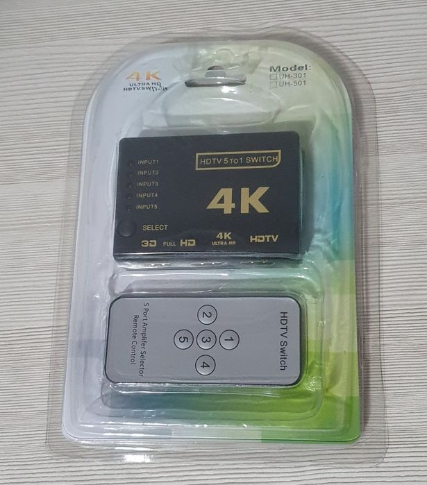 Switch hdmi 5в1.
