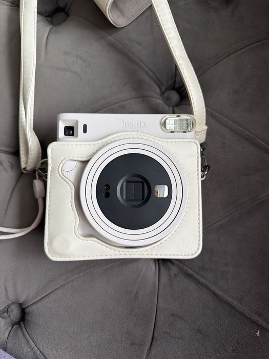 Aparat foto instant Fujifilm Instax SQ1 alb, cu husă și accesorii