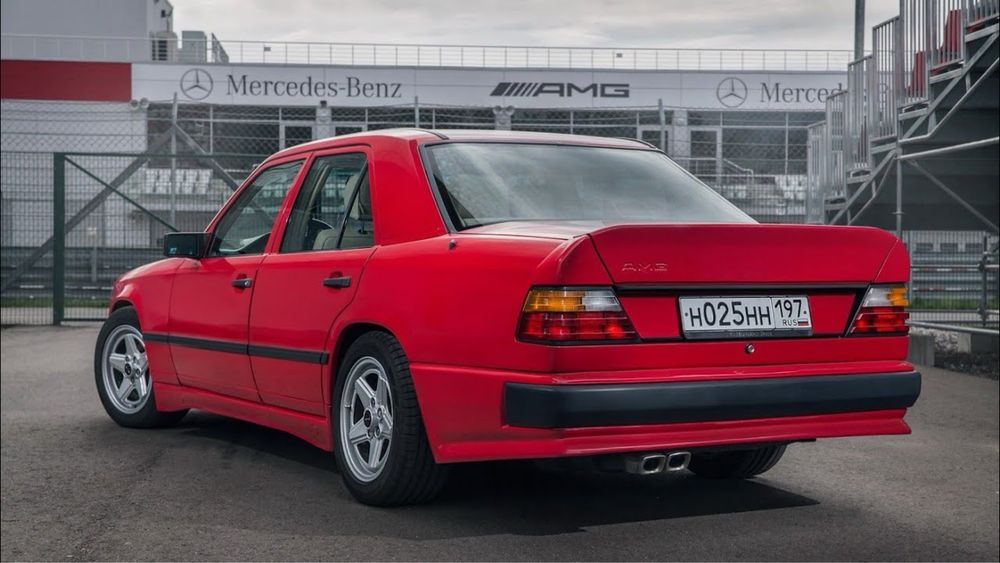 Бампер Mercedes W124 тюнинг амг 124 мерс ешка
