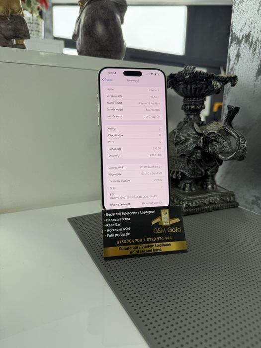Vand iphone 15 pro max de 256 gb