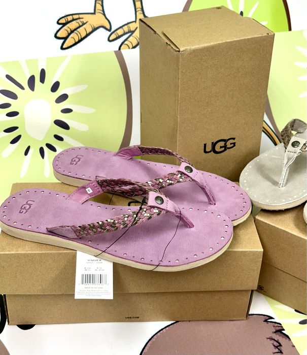 Дамски чехли сандали UGG WNavi PinK 38-39 Намалени
