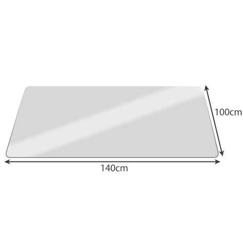 Протектор за под, Защитна подложка под офис стол, 100х140см