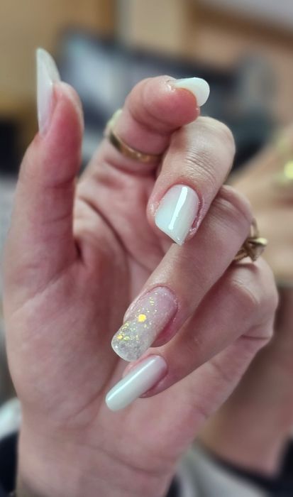 Unghii cu gel și oja semipermanenta ‼️