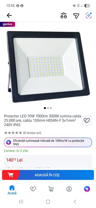 Ocazie proiector Led in limita stocului disponibil