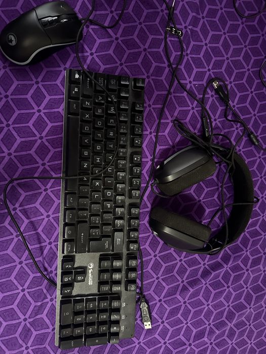 Vand , mause casti  tastatura , urgent ,LED