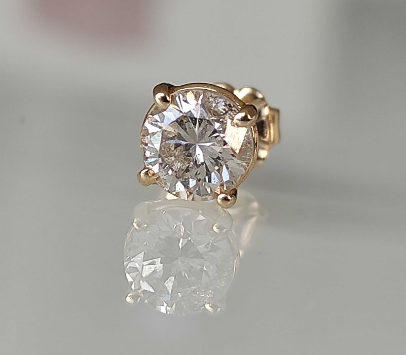 Cercel 14k Diamant natural 0.78ct