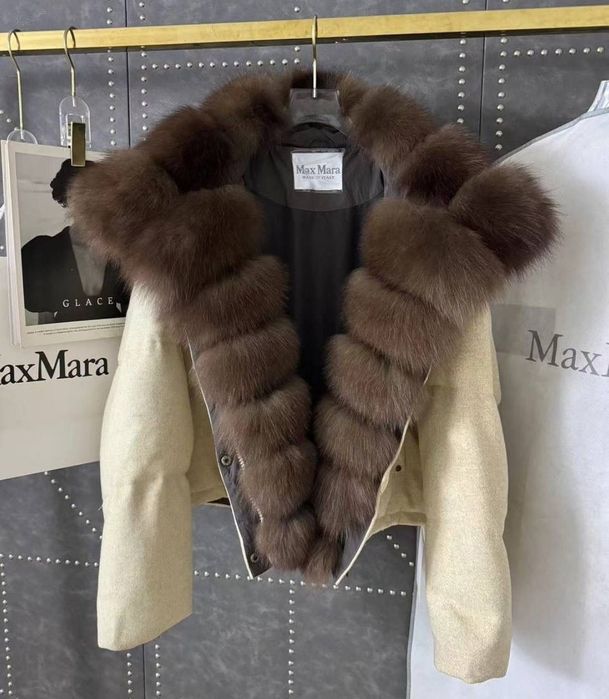 Парка с мехом песца