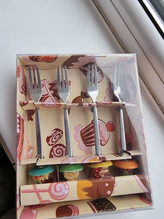 Мини десертни вилици -  ръчна изработка