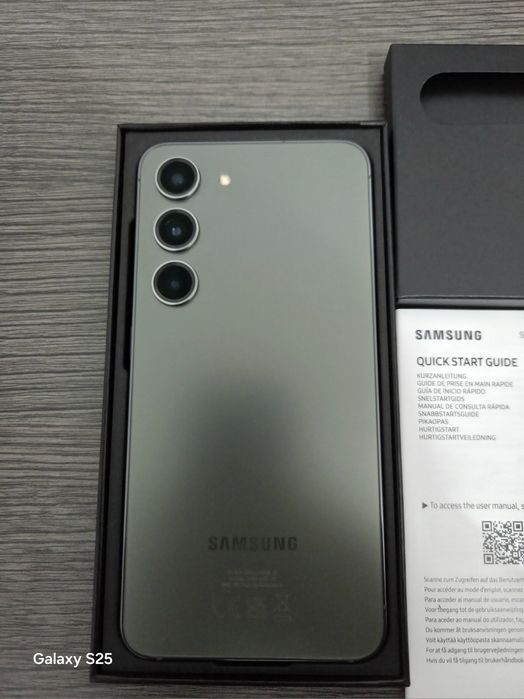 Samsung Galaxy s23 256GB + зарядно + Mobilfox кейс и сложен протектор