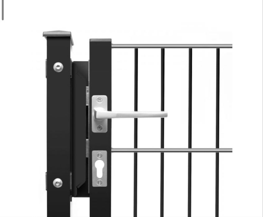 Gard German 2D 868 6/5/6 Satu Mare, panou gard dublu fir 8/6/8 mm