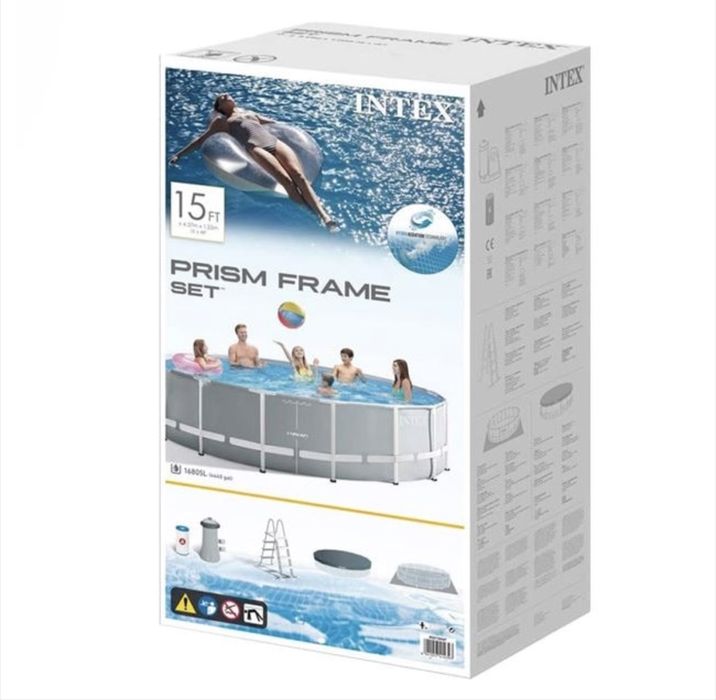 Vând piscină cu cadru metalic