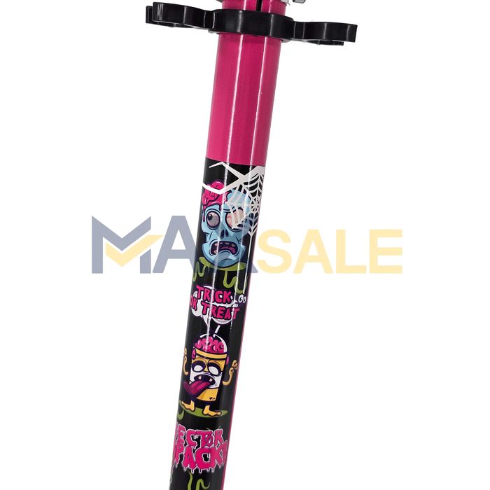 Детска тротинетка сгъваема скутер scooter розова многоцветна триколка