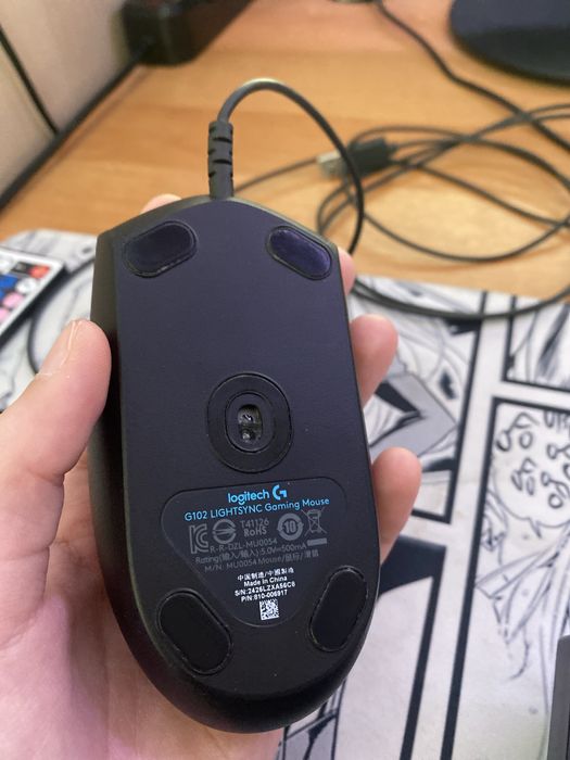 Игровая мышь, Logitech g102, б/у