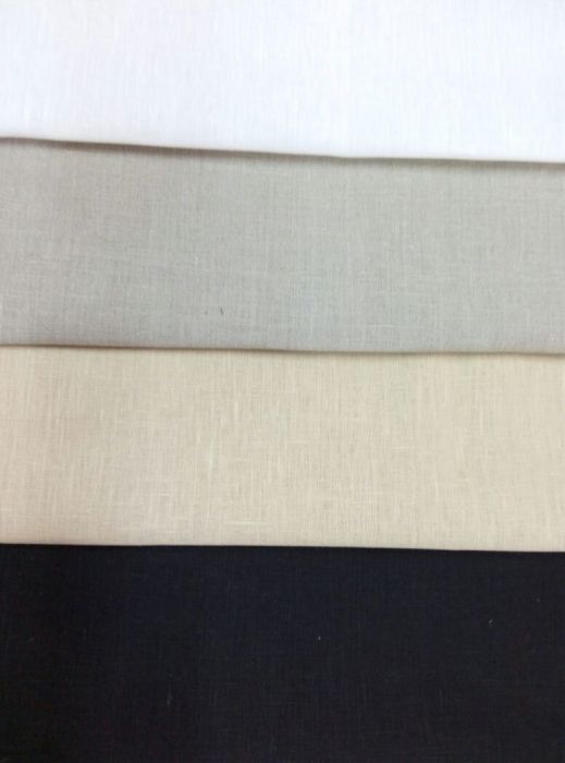 Ткань лен однотонный