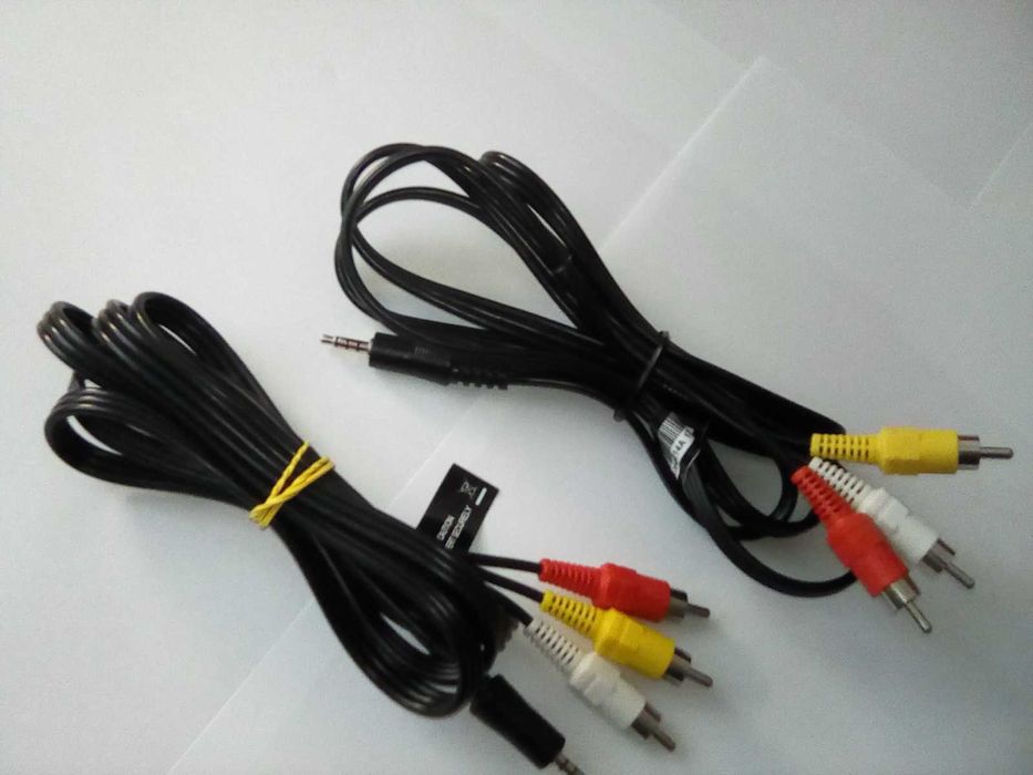 Cablu audio stereo - video,  RCA  - mufa jack 3.5 AV