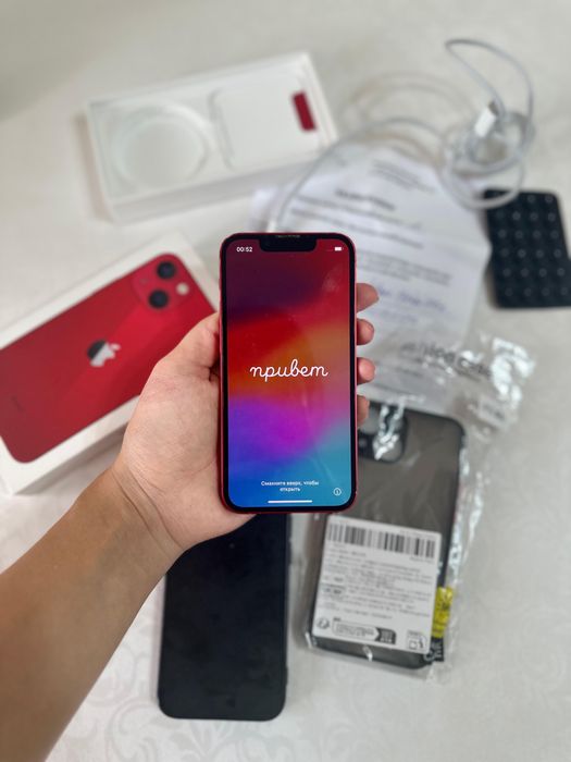 Айфон 13 мини красный 128 гб