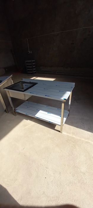 нержавеющей столы, мойки, стеллажи