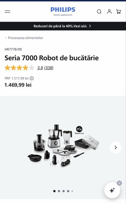 Robot de bucatarie philips
