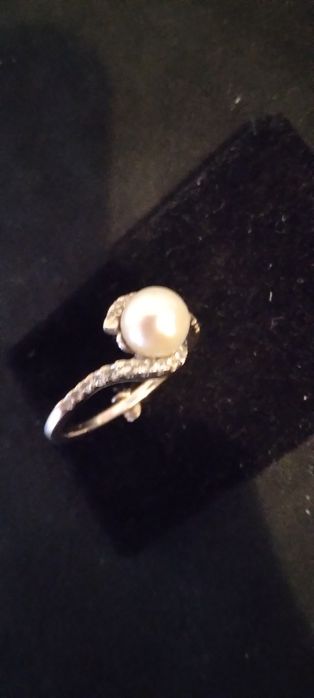 Inel dama cu perla 18k