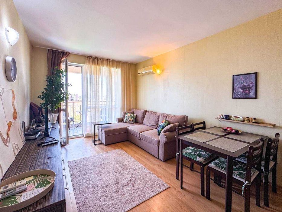 Двустаен апартамент с морска гледка в Rutland Beach 1, Равда