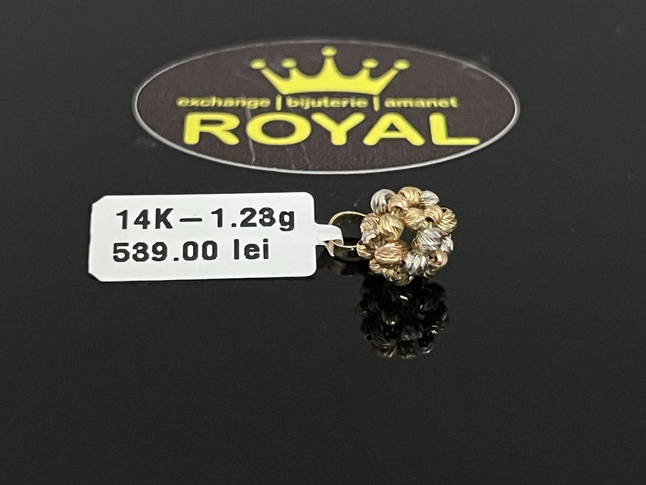 Bijuteria Royal CB : Pandant aur 14k 585  1,23 gr