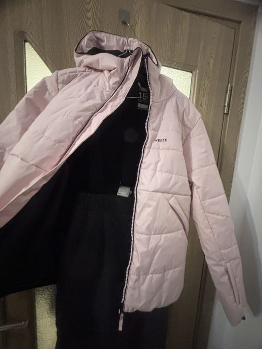 Pantaloni+Geaca ski Declathon Wedze fete, marime 150 cm
