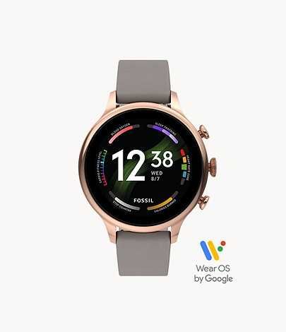 ПРОМО Смартчасовник Fossil Gen 6 Grey / Purple / Navy / Blush Гаранция