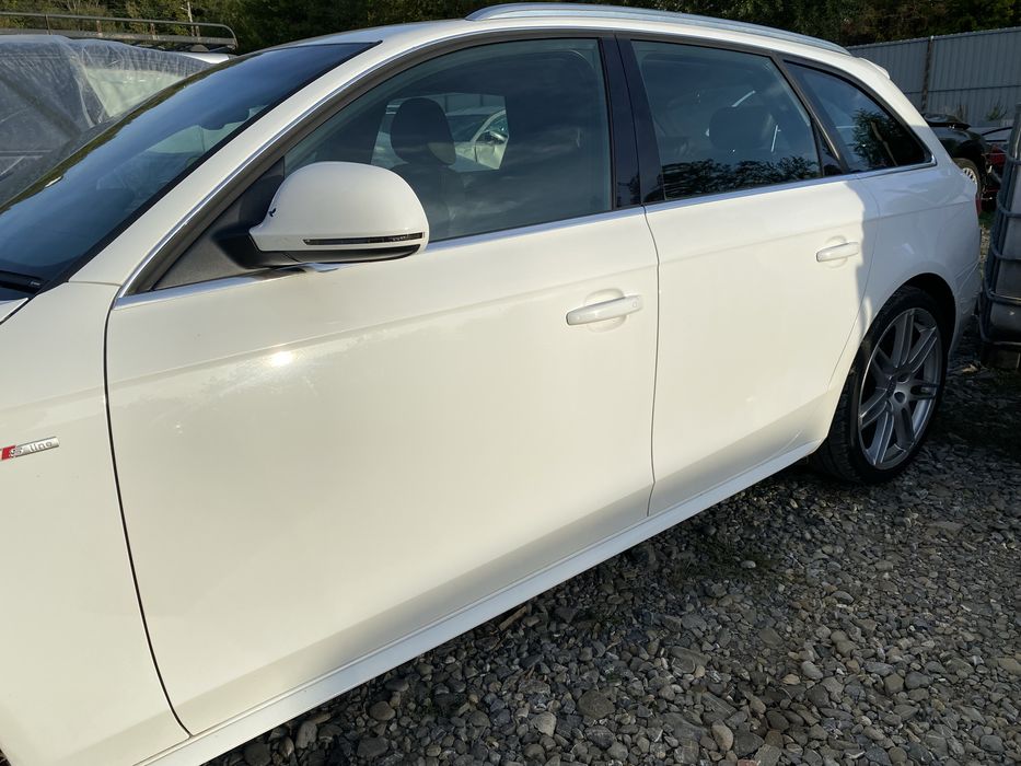 Usa portiera stanga fata spate Audi A4 B8 2010 break avant alb LY9C