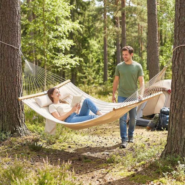 Външен хамак Outsunny 200x140 см, до 200 кг