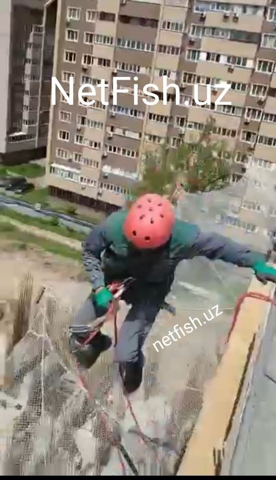 Строительная ЗУС защитная сетка. капрон  стройка сеткалишь  от произво