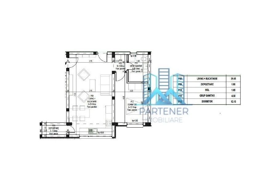 Comision 0%! Apartament 2 camere, 50 mp, Pacurari - Rediu