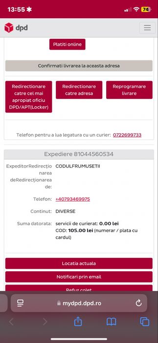 Verigeta rotativă inox