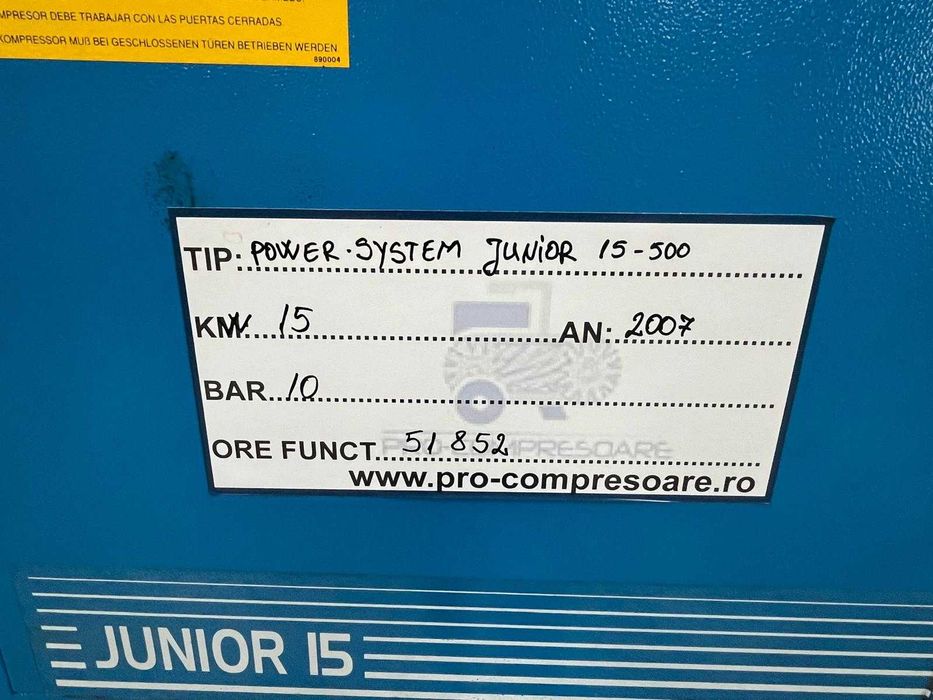 Compresor cu surub Power System 15 kw sh