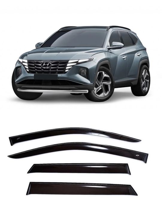 Дефлекторы окон ветровики Hyundai Tucson 4